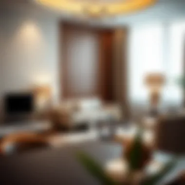 Compact Elegance: Living Room Arrangement Elegant living room arrangement in a compact space