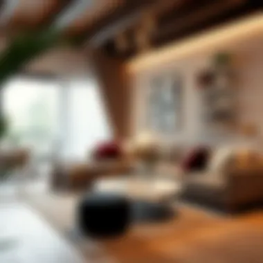 Charming Touches: Decor Elements for Small Spaces Charming decor elements enhancing a small living area