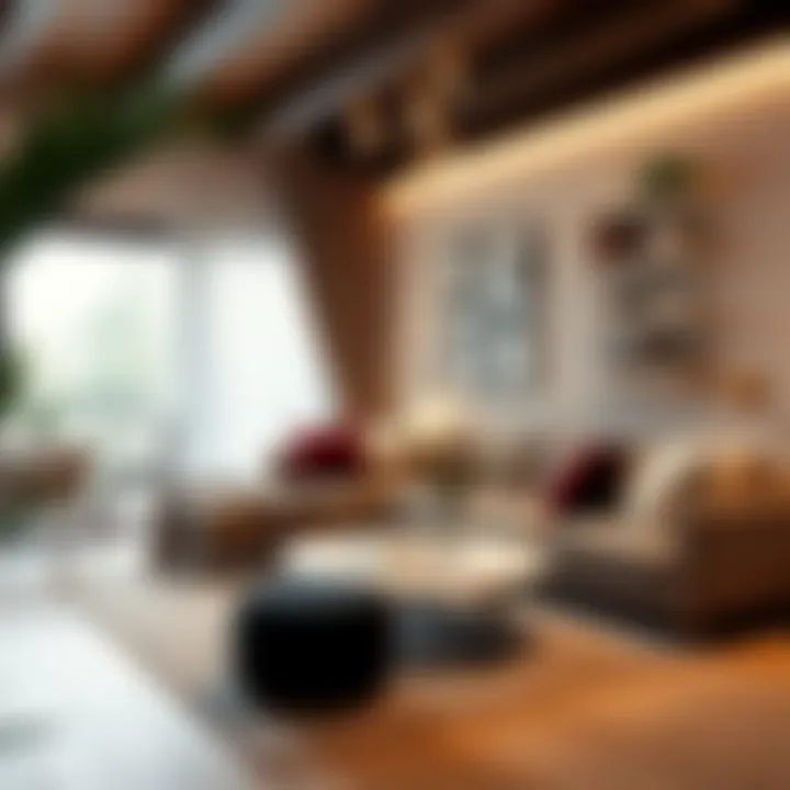 Charming Touches: Decor Elements for Small Spaces Charming decor elements enhancing a small living area