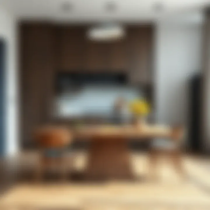 Modern Minimalist Kitchen Table Contemporary kitchen table with minimalist design