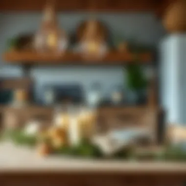 Charming Rustic Kitchen Table Decor Rustic kitchen table adorned with seasonal decorations