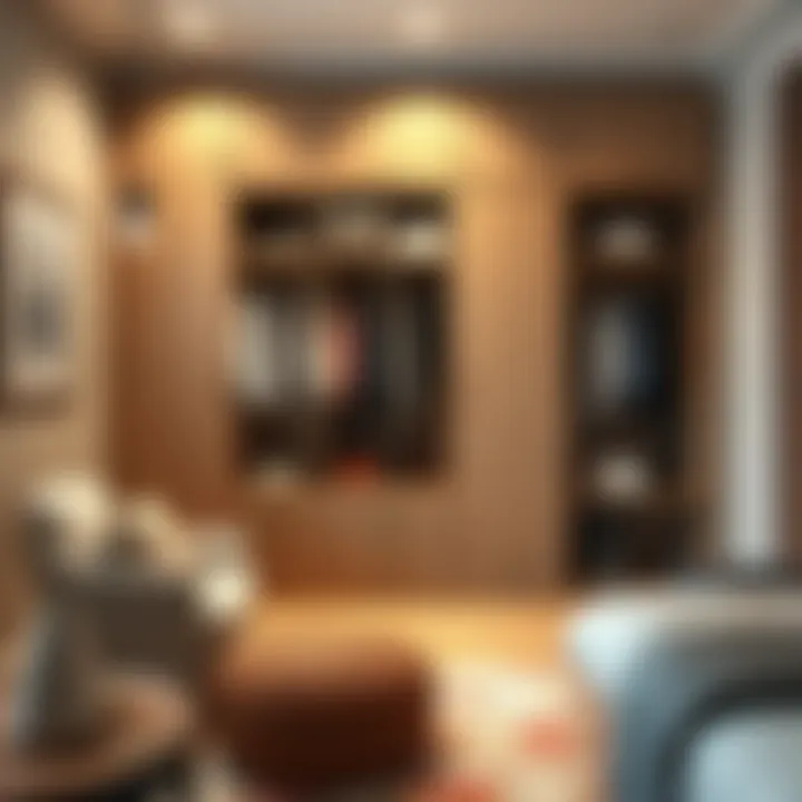 Beautifully arranged wardrobe with a focus on versatility and function.