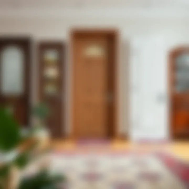 Variety of American doors illustrating different styles and finishes