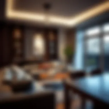 Aesthetic impact of spot lamps in home decor