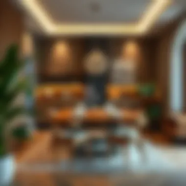Welcoming Dining Environment Inviting dining space with a blend of functionality and style