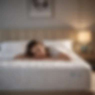 Restful Sleep Experience with Alize Mattress Protector User enjoying a restful sleep with Alize mattress protector.