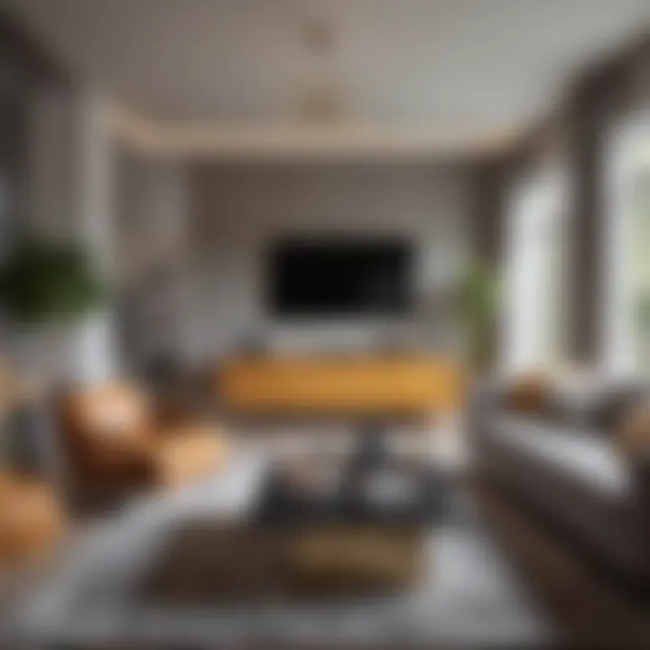 Functional American service model in a contemporary home