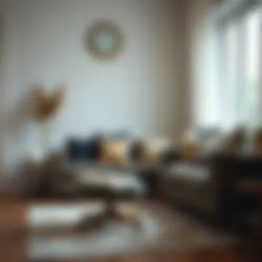 Footrest Enhancing Aesthetics Elegant footrest enhancing living room aesthetics