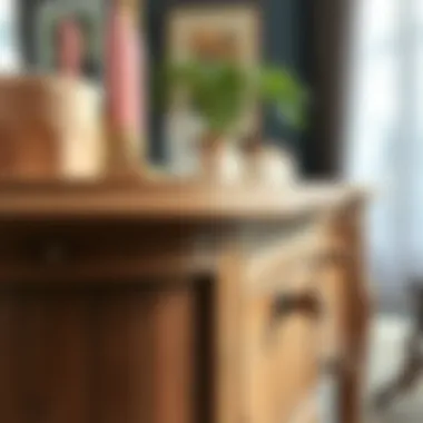 Close-up of Bambi furniture detailing and craftsmanship