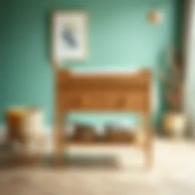 Eco-Friendly Changing Table Stylish changing table made with eco-friendly materials