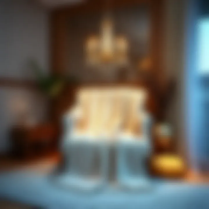Elegance in Home Decor Elegant display of baby blanket in home decor