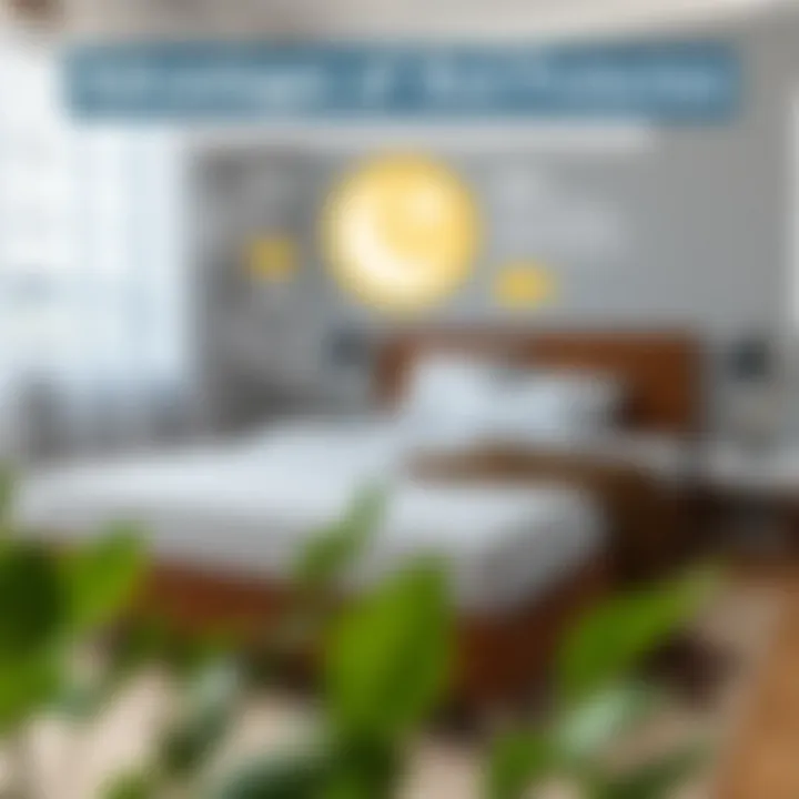 Advantages of Bed Protection Infographic illustrating the benefits of using a double bed protector