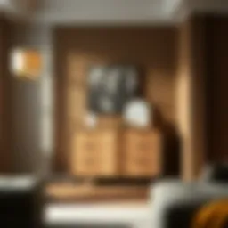 Elegant five-drawer dresser showcasing modern design and functionality.