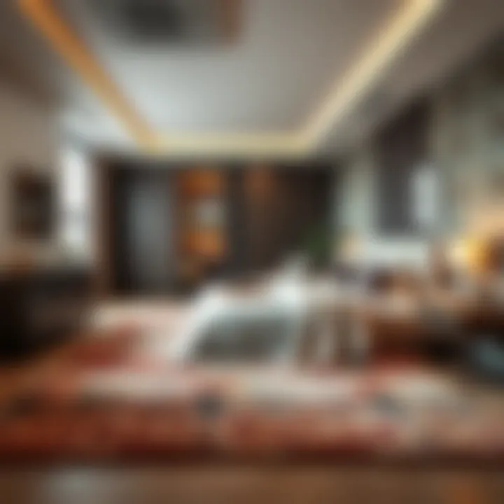 Inviting Bedroom with 8 m2 Carpet Cozy bedroom with an 8 m2 carpet