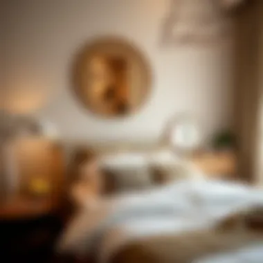 Harmonizing Nightstands and Makeup Vanities in Home Decor Combination of nightstand and makeup vanity in a chic interior