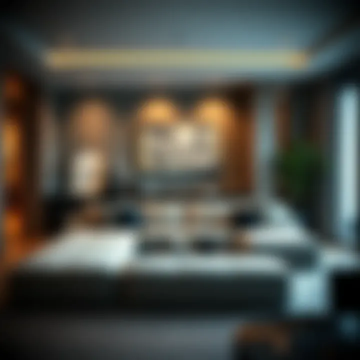 Modern Elegance: A Sunken Sofa in Interior Design Contemporary sunken sofa in a stylish living room