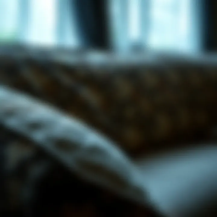 Craftsmanship in Couch Cover Design Quality stitching and design of a couch cover