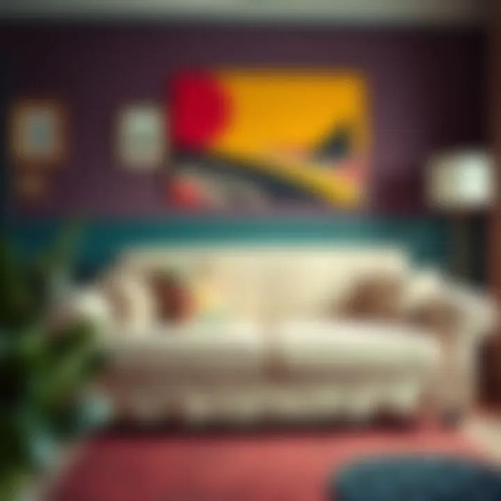 Affordable Couch Cover Options Affordable couch covers displayed in a vibrant room