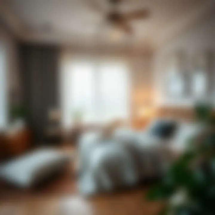 Cozy Bedroom Arrangement on a Budget Cozy bedroom arrangement with budget-friendly furniture