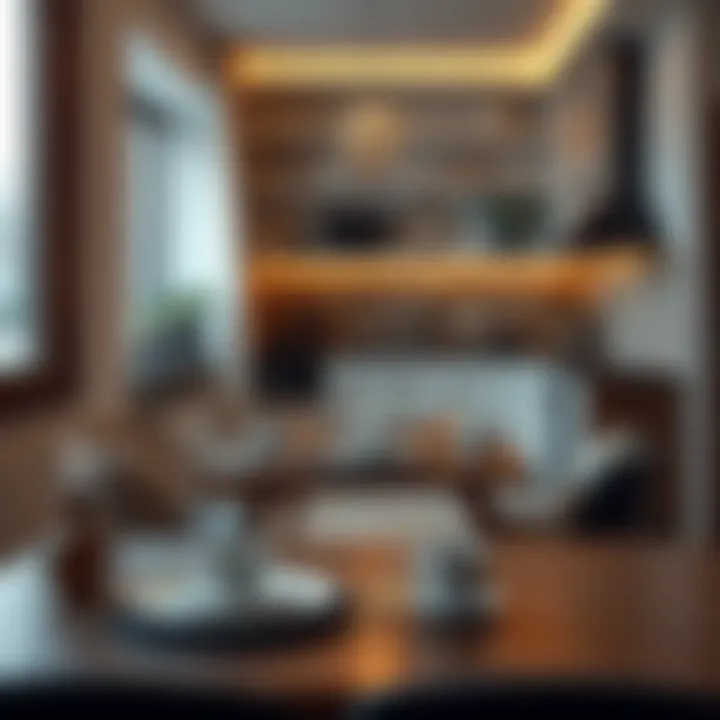Cozy dining area featuring a two-person kitchen table