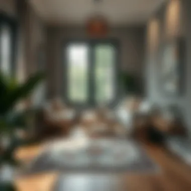Cozy Nook Decorated with Double-Sided Carpet Runner A cozy nook decorated with a double-sided carpet runner enhancing the ambiance.