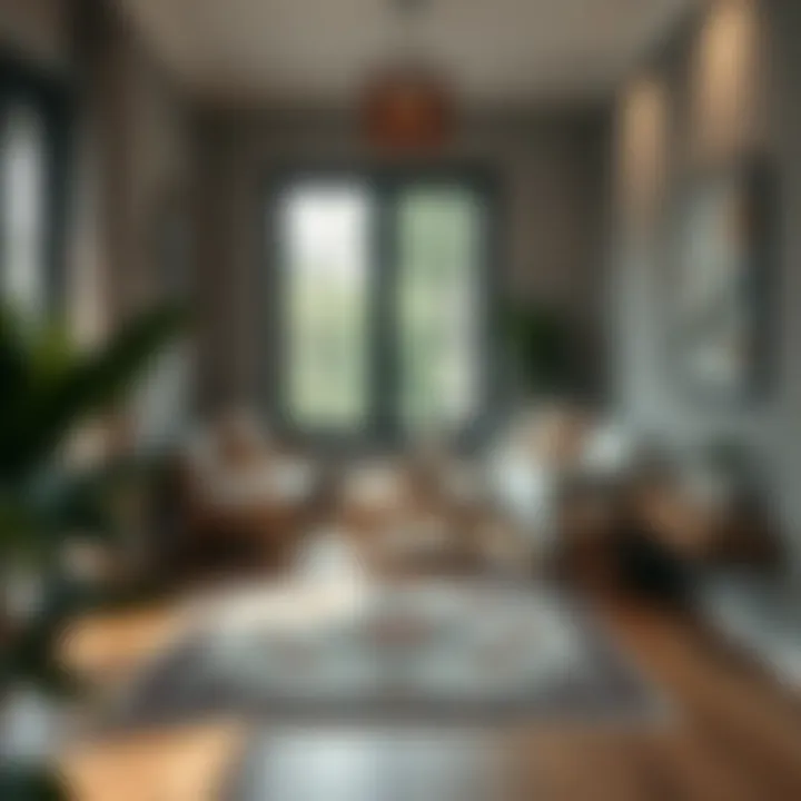 Cozy Nook Decorated with Double-Sided Carpet Runner A cozy nook decorated with a double-sided carpet runner enhancing the ambiance.