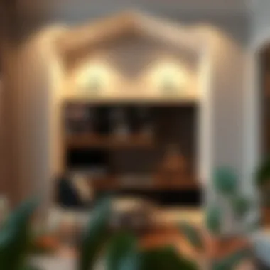 Cozy reading nook with integrated bookshelf and desk