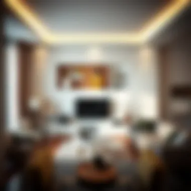 Creative layout ideas for TV unit placement