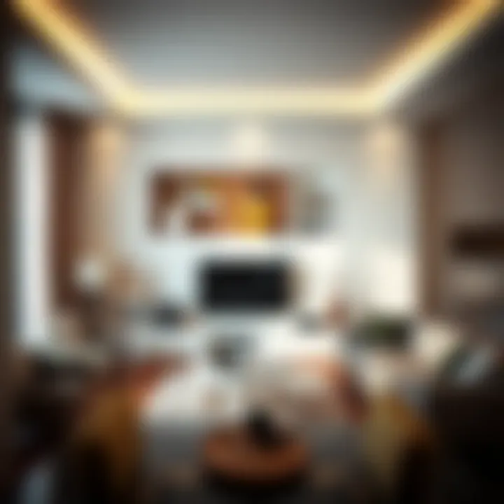 Creative layout ideas for TV unit placement