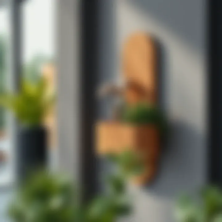 Creative outdoor wall planter with unique design