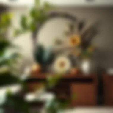 Nature-Inspired Wall Decoration Ideas Creative wall art incorporating natural elements