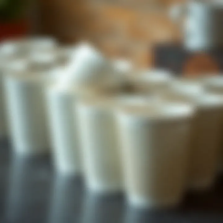 Intricate Patterns in Perforated Cups Unique patterns in a collection of perforated cups