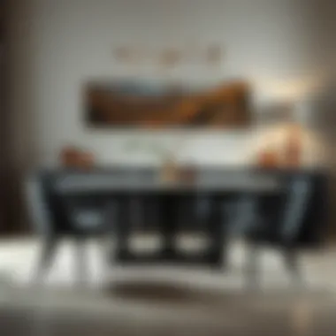 Modern Dining Room Furniture Set Elegantly designed dining room furniture set showcasing modern aesthetics