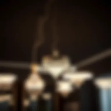 Diverse styles of ceiling-mounted LED chandeliers