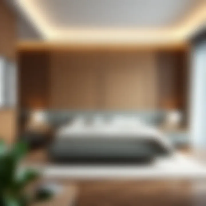 Elegant Design of a Double Base Bed Elegant design of a double base bed