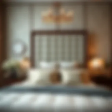 Various design styles for double bed base headboards