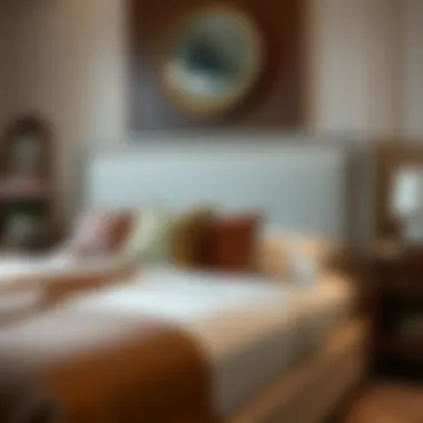 Luxurious fabric options for double bed base headboards