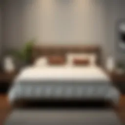 Elegant design of a double bed protector showcasing comfort and style