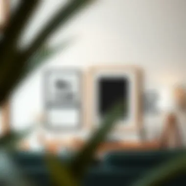 Minimalist Frame Display Minimalist frame arrangement for a clean aesthetic