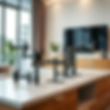 Variety of TV Mounting Brackets for Every Need Different types of TV mounting brackets displayed on a table