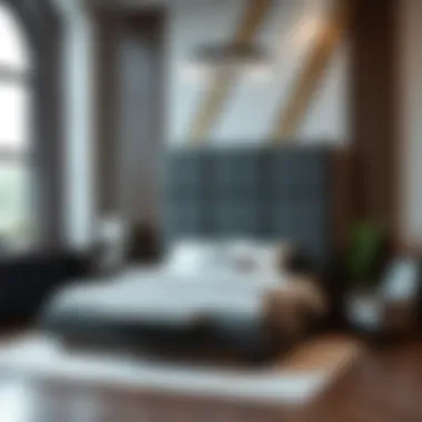 Elegant Bedroom Set with Modern Aesthetics Elegant bedroom set featuring a modern design