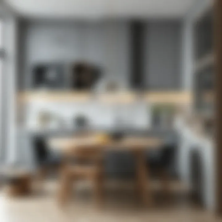 Elegant Gray Tone Combinations in Kitchen Decor Elegant gray tone combinations in kitchen decor