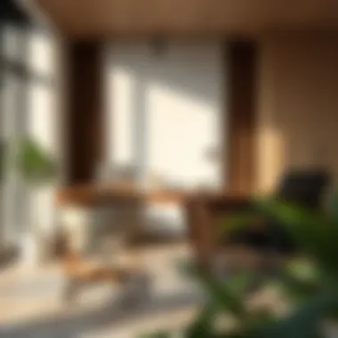 Ergonomic Shared Desk Ergonomic shared work desk with aesthetic appeal