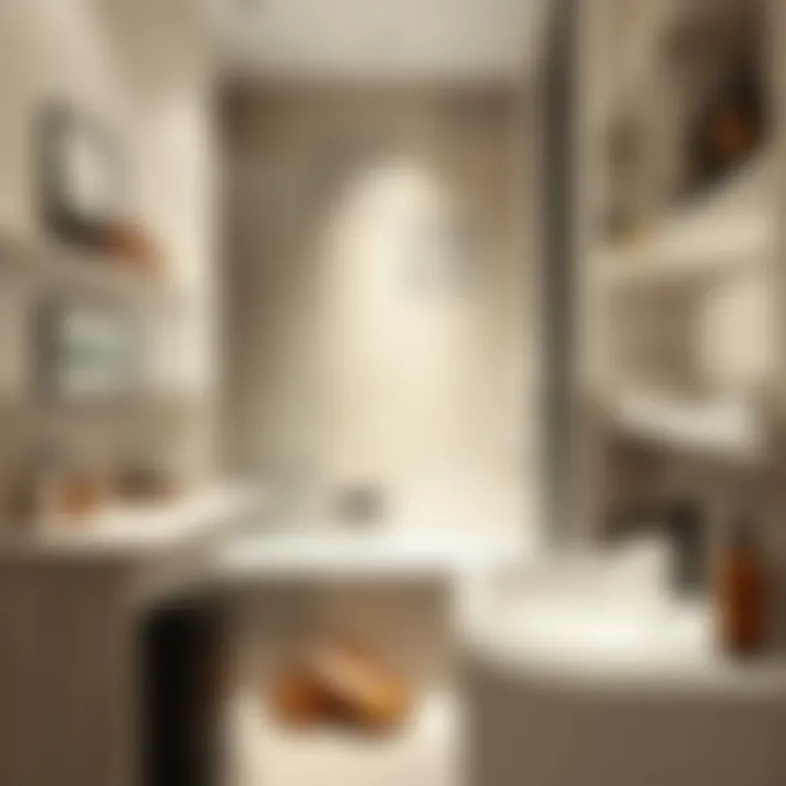 Elegant Material Selection Elegant material selection for bathroom renovation, including tiles and countertops