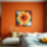 Vibrant Contemporary Wall Art Contemporary wall art showcasing vibrant colors
