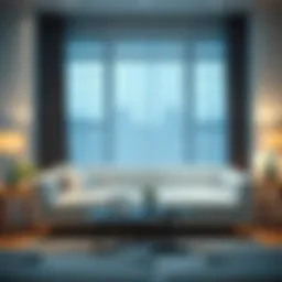 Stylish flexible sofa cover enhancing modern living space