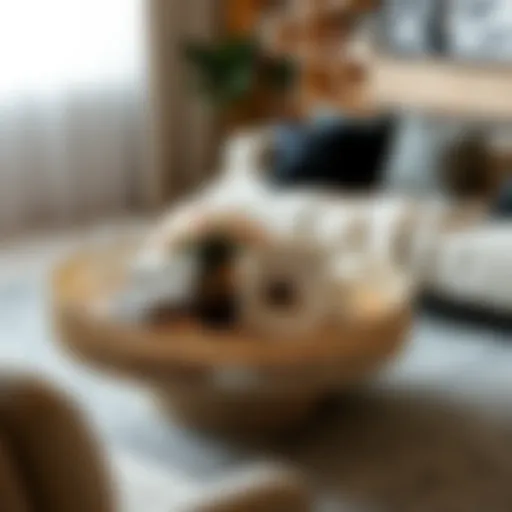 Modern Aesthetic of Flower Basket Coffee Tables Elegant flower basket coffee table showcasing modern design