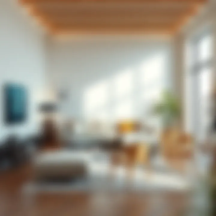 Creating Functionality: A Living Space with a Sunken Sofa Functional living space featuring a sunken sofa