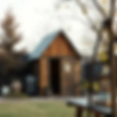 Rustic Charm of a Reclaimed Wood Shed A rustic garden shed made from reclaimed wood