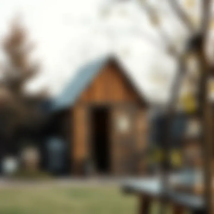 Rustic Charm of a Reclaimed Wood Shed A rustic garden shed made from reclaimed wood